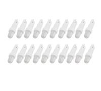 sourcingmap 20pcs T5 74 White 1-LED Wedge Dashboard Side Light Lamp Bulb DC 12V