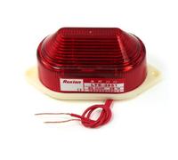 Sourcingmap 220V 3W Wired Red LED Strobe Industrial Warning Light Signal Lamp