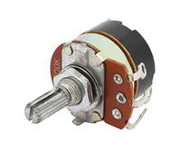 Sourcingmap 24mmx30mm Single Linear Rotary Switch Carbon Potentiometer 500K Ohm WH138 Black