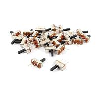 Sourcingmap 25 Pcs 3Pin PCB Mount 2 Position SPDT Horizontal Mini Slide Switch
