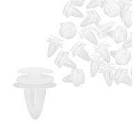 sourcingmap 25 Pcs White Door Trim Panel Retainer Clips 51411973500