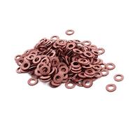 Sourcingmap 250pcs M3 Flat Insulating Fiber Washer 3mmx6mmx0.5mm for Motherboard
