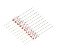Sourcingmap 250V 10A 113℃ Celsius Circuit Cut Off Temperature Thermal Fuse 10 Pcs