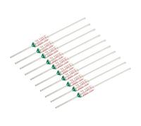 sourcingmap 250V 10A 120℃ Celsius Circuit Cut Off Temperature Thermal Fuse 10 Pcs