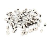 sourcingmap 250V 5A F5AL250V Fast Quick Blow Glass Tube Fuses 6mm x 30mm 50 Pcs