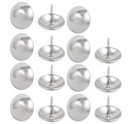 sourcingmap 25mm Dia Stainless Steel Upholstery Nail Decorative Tack Stud Push Pin 15PCS
