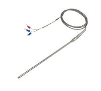 Sourcingmap 2M Wire Temprature Sensor Thermocouple Probe PT100 200mm x 5mm