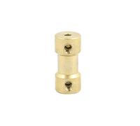 sourcingmap 2mmx2.3mm Brass Shaft Coupling Coupler Motor Transmission Motor Connector for RC Boat Model