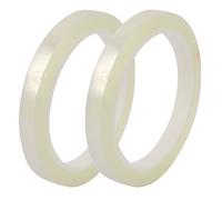 sourcingmap 2Pcs 10mm Single Sided Strong Self Adhesive Mylar Tape 50M Length Clear
