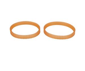 Sourcingmap 2pcs 10mm Width 215mm Inner 1900B Electric Machine Belt Girth PU Electric Planer Drive Belt Orange for 1900B