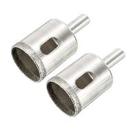 Sourcingmap 2pcs 25mm Diamond Drill Bit Hole Saw for Glass Tile Marble Fiberglass Ceramic Stone Bottles Pots
