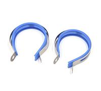 Sourcingmap 2Pcs 3.5" Dia Motorcycle Exhaust Muffler Hanging Clamp Bracket