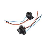 sourcingmap 2pcs 3 Terminal Car H4 Headlight Fog Lamp Bulb Wiring Harness Socket