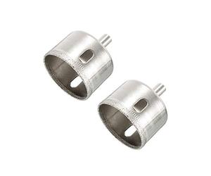 Sourcingmap 2pcs 45mm Diamond Drill Bit Hole Saw for Glass Tile Marble Fiberglass Ceramic Stone Bottles Pots