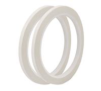 sourcingmap 2Pcs 5mm Single Sided Strong Self Adhesive Mylar Tape 50M Length White