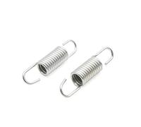 sourcingmap 2pcs 6cm Length Silver Tone Brake Pedal Return Spring for Motorbike