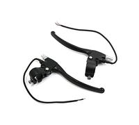 Sourcingmap 2PCS 7 8inch Black Motorcycle Handlebar Brake Clutch Levers
