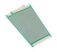 Sourcingmap 2pcs 9x15cm Double Sided PCB Board Universal Printed Circuit Proto Board for DIY Soldering Electronic Projects Practice Test Circuit