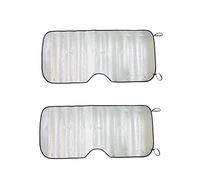 sourcingmap 2Pcs Aluminium Foil Car Window Windshield Visor Block Cover