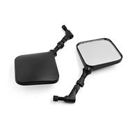 Sourcingmap 2pcs Black Square 10mm Rearview Mirror for Motorcycle