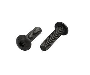 Sourcingmap 2pcs M5x20mm 10.9 Grade Hex Socket Reverse Left Hand Thread Screw Bolt Black