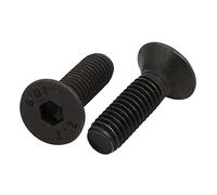 Sourcingmap 2pcs M6x20mm Flat Countersunk Head Hex Socket Left Hand Thread Bolt DIN7991