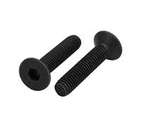 Sourcingmap 2pcs M6x30mm Flat Countersunk Head Hex Socket Left Hand Thread Bolt DIN7991