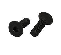 Sourcingmap 2pcs M8x25mm 10.9 Grade Flat Countersunk Head Hex Socket Left Hand Thread Bolt