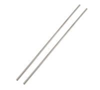 Sourcingmap 2pcs Metal Working Stainless Steel Round Tube 170x3mm 0.5mm Wall Thick
