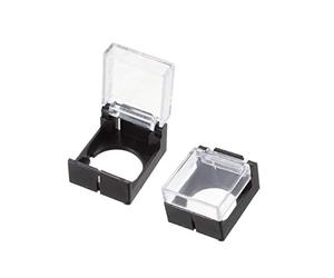 Sourcingmap 2pcs Waterproof Cover Guard Protector for 16mm Dia Push Button Switch