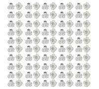 Sourcingmap 3/16-inch Female Thread 10mm Height Full Threaded Pronged T-Nut 100pcs