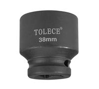 Sourcingmap 3/4-Inch Drive by 38mm 6-Point Shallow Impact Socket, Cr-Mo, Metric