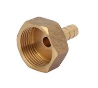 Sourcingmap 3/4BSP Female Thread 8mm Hose Barb Tubing Fitting Coupler Connector Adapter