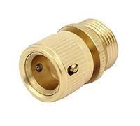 Sourcingmap 3/4BSP Male Thread Brass Garden Washing Water Hose Quick Connector Coupler Fitting