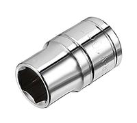Sourcingmap 3/8-Inch Drive 10mm 6-Point Shallow Socket, Metric, Cr-V