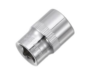 Sourcingmap 3/8-Inch Drive 14mm 6-Point Shallow Socket, Metric, Cr-V