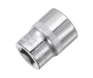 Sourcingmap 3/8-Inch Drive 16mm 6-Point Shallow Socket, Metric, Cr-V