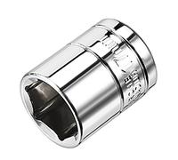 Sourcingmap 3/8-Inch Drive 17mm 6-Point Shallow Socket, Metric, Cr-V
