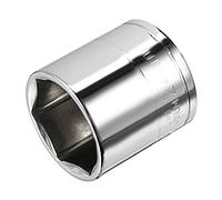 Sourcingmap 3/8-Inch Drive 24mm 6-Point Shallow Socket, Metric, Cr-V