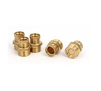 Sourcingmap 3/8-inch G Male Thread Air Compressor Water Heater Drain Valves Connectors 5pcs