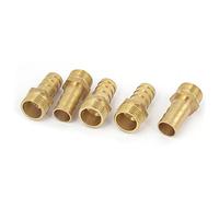 sourcingmap 3/8BSP Male Thread to 12mm Hose Barb Straight Adapter Coupler 5PCS