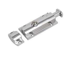 Sourcingmap 3-inch Length Spring Loaded Security Door Lock Latch Barrel Bolt Hasp Stapler