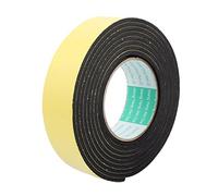 sourcingmap 3 Meters 40mm x 4mm Single-side Adhesive Shockproof Sponge Foam Tape for Door Window Yellow