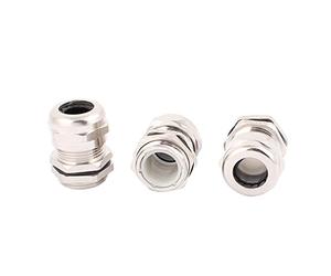Sourcingmap 3 Pcs PG13.5 Cable Gland Stainless Steel Waterproof Connector Fastener Locknut Stuffing for 6-12mm Dia Wire
