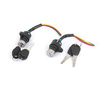 sourcingmap 3-Wire Scooter Go Kart ATV Electric Bikes Ignition Switch Lock 2pcs