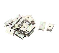 sourcingmap 30 Pcs Spring Car Door Panel Spire Screw U-Type Clips 30mm x 15mm