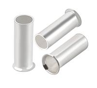 sourcingmap 300Pcs EN2508 Tin Plating Non-Insulated Wire Ferrule Terminal Copper Connector for 14AWG