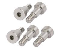 Sourcingmap 304 Stainless Steel Hex Socket Shoulder Bolt 10mm Shoulder Dia 12mm Shoulder Length M8 Thread 5pcs