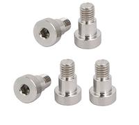Sourcingmap 304 Stainless Steel Hex Socket Shoulder Bolt 12mm Shoulder Dia 10mm Shoulder Length M10 Thread 5PCS