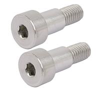 Sourcingmap 304 Stainless Steel Hex Socket Shoulder Bolt 12mm Shoulder Dia 16mm Shoulder Length M10 Thread 2PCS